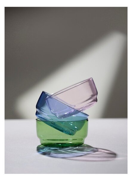 Ciotoline in set blu in vetro 2 pz 500 ml Torino – Lyngby Glas