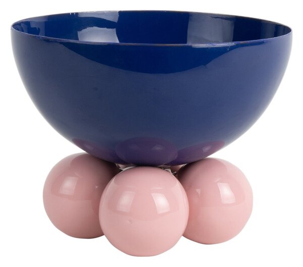 Ciotolina blu scuro in ferro Double Funky – PT LIVING