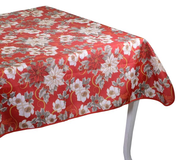 Tovaglia poliestere sival rosso cm 140x240