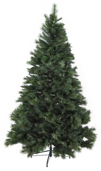 Albero di Natale Artificiale 180 cm 577 Rami con Pigne e Bacche Rocciamelone Verde