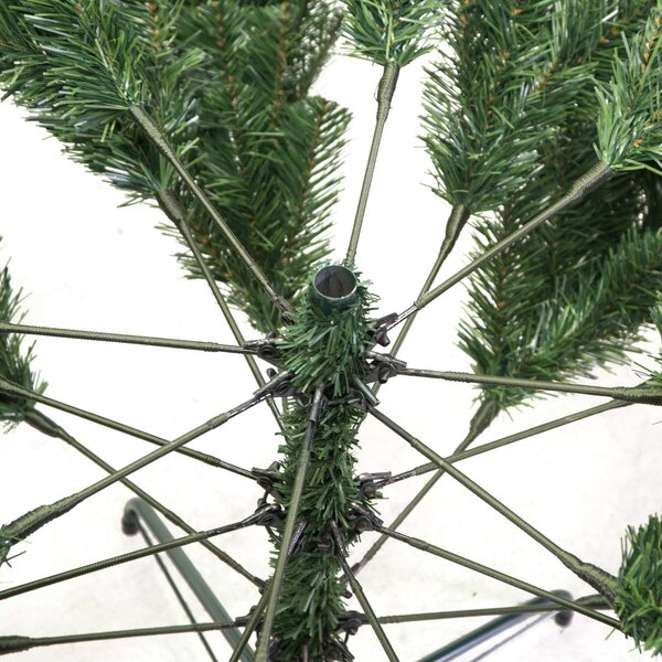 Albero di Natale Artificiale 180 cm 577 Rami con Pigne e Bacche Rocciamelone Verde