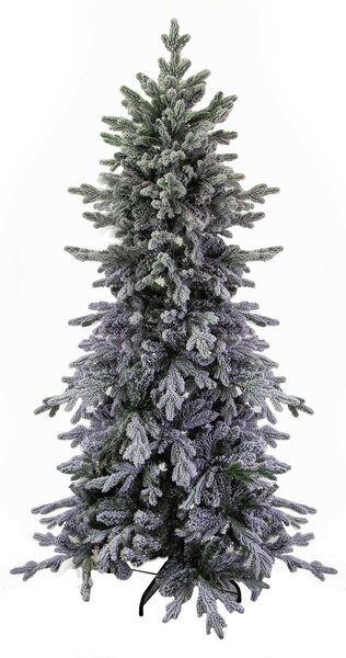 Albero di Natale Artificiale Innevato 180 cm 1844 Rami Grinch Slim Verde