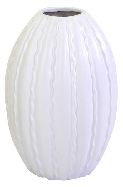 Vaso resina bianco opaco cm Ø42xh61