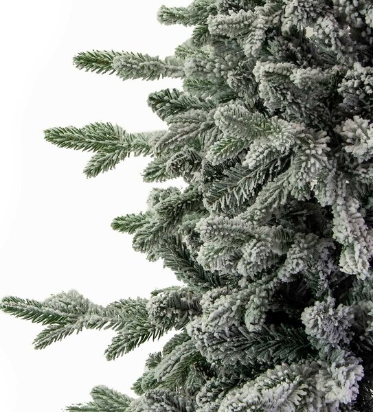 Albero di Natale Artificiale Innevato 180 cm 1844 Rami Grinch Slim Verde