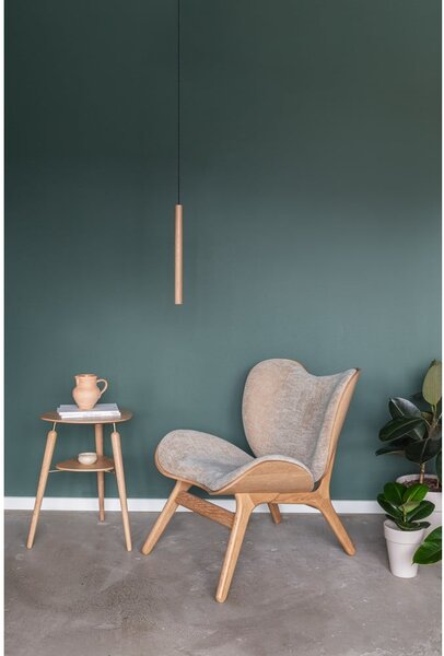 Lampada a sospensione a LED con paralume in legno ø 3 cm Chimes - UMAGE