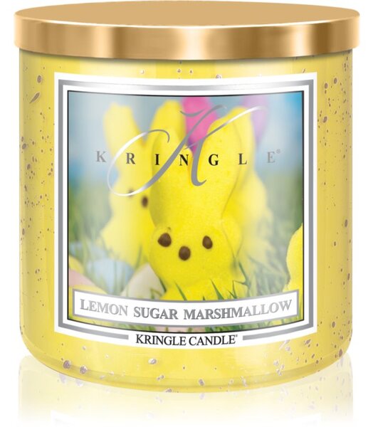 Kringle Candle Lemon Sugar Marshmallow candela profumata 467 g