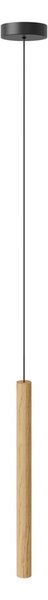 Lampada a sospensione a LED con paralume in legno ø 3 cm Chimes - UMAGE