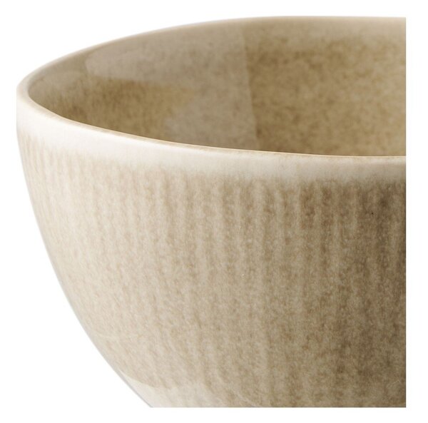 Ciotoline in set per zuppe e minestre beige in gres 4 pz 1 l Viola – House Nordic