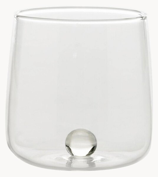 Set di 6 bicchieri in vetro soffiato borosilicato Bilia