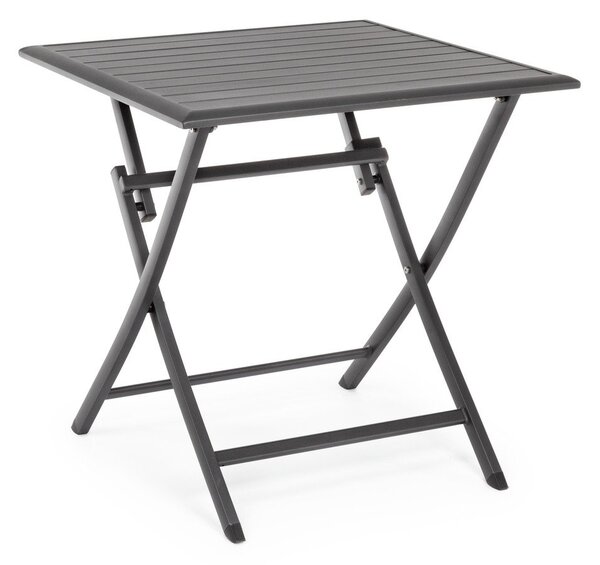 Tavolino da giardino in alluminio 70x70 cm Elin – Bizzotto