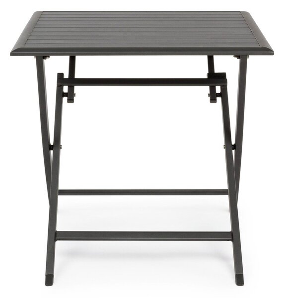 Tavolino da giardino in alluminio 70x70 cm Elin – Bizzotto