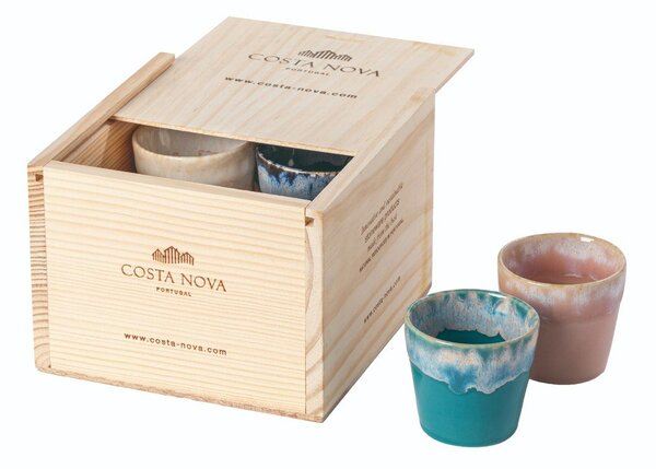 Tazzine in set per espresso in gres 8 pz 90 ml Grespresso – Costa Nova