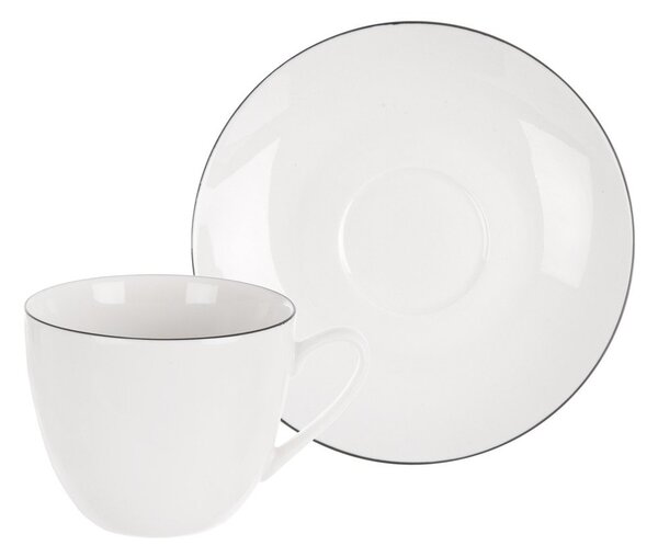 Tazzina per cappuccino bianca in porcellana 210 ml Decora – Orion