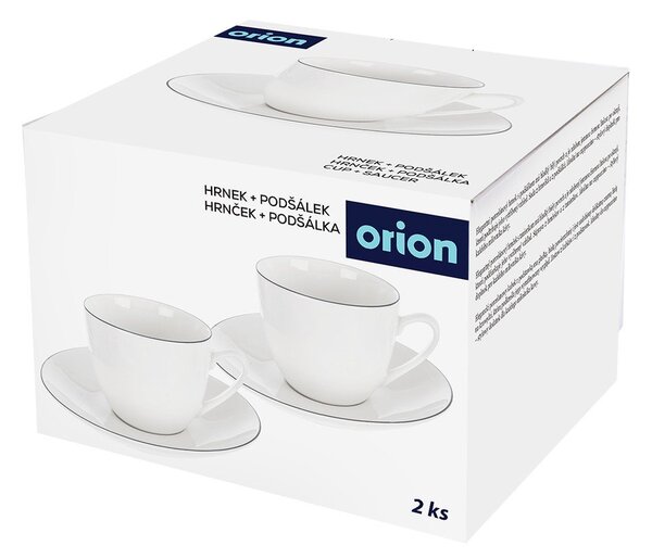 Tazzina per cappuccino bianca in porcellana 210 ml Decora – Orion