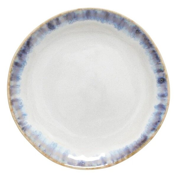 Piatto da dolce bianco/blu in gres ø 15 cm Brisa – Costa Nova