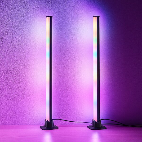 Lampada da tavolo LED nera in metallo (altezza totale 55 cm) Boy – Reality