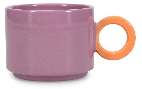 Tazza viola in gres 280 ml Lou – ONA