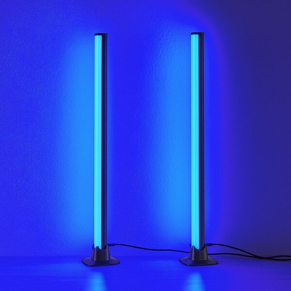 Lampada da tavolo LED nera in metallo (altezza totale 55 cm) Boy – Reality