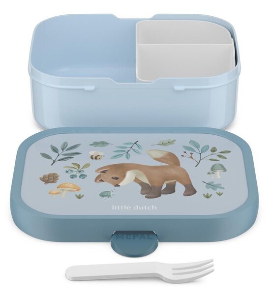 Portapranzo per bambini azzurro in plastica Forest Friends by Little Dutch – Mepal