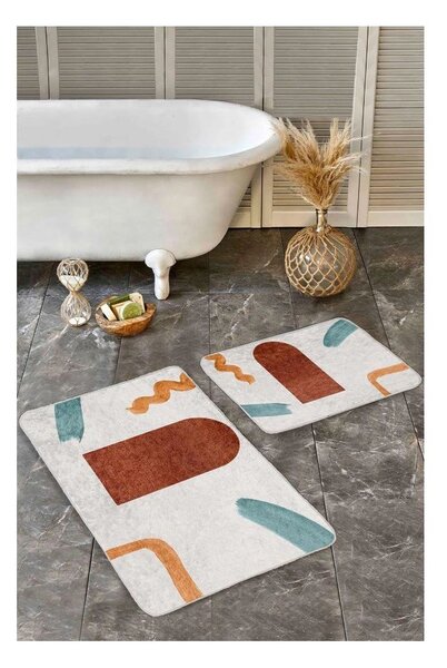 Set di tappetini per il bagno in velluto 2 pz 60x100 cm – Mila Home