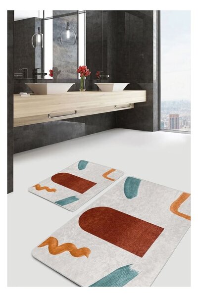 Set di tappetini per il bagno in velluto 2 pz 60x100 cm – Mila Home