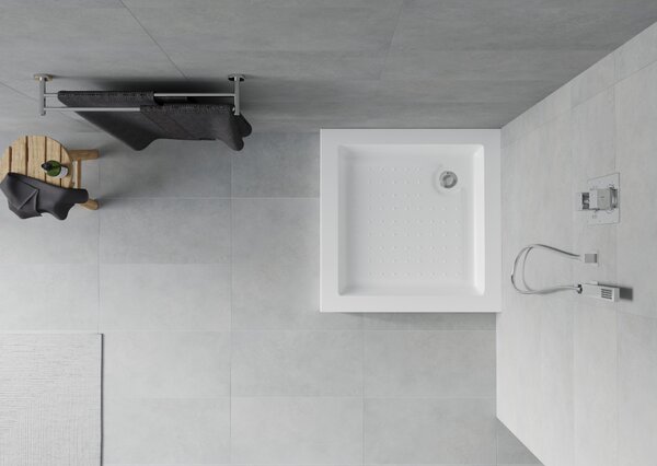Mexen Rio piatto doccia quadrato 90 x 90 cm, bianco - 45109090