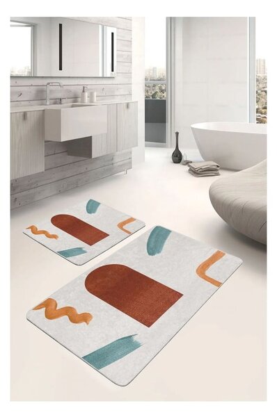 Set di tappetini per il bagno in velluto 2 pz 60x100 cm – Mila Home