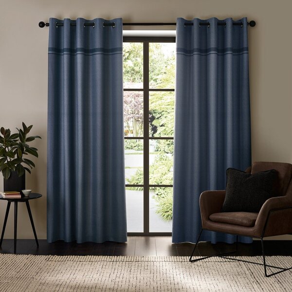 Tende in set blu 2 pz 168x229 cm Melville – Catherine Lansfield