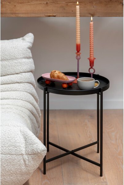 Tavolino rotondo in metallo ø 40 cm Meseta – Leitmotiv