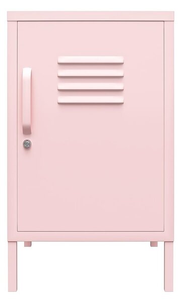 Comodino in metallo rosa chiaro Cache - Novogratz