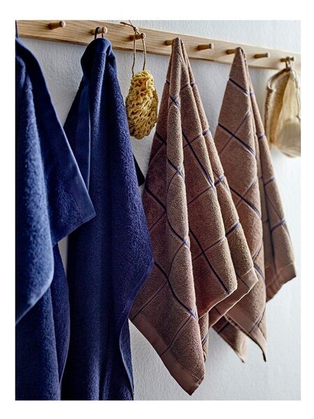 Asciugamano tipo terry blu scuro in cotone 50x100 cm Comfort – Södahl