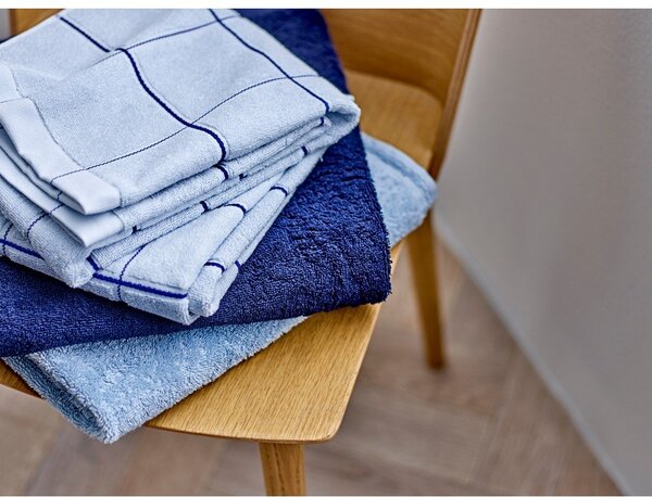 Asciugamano tipo terry blu scuro in cotone 50x100 cm Comfort – Södahl