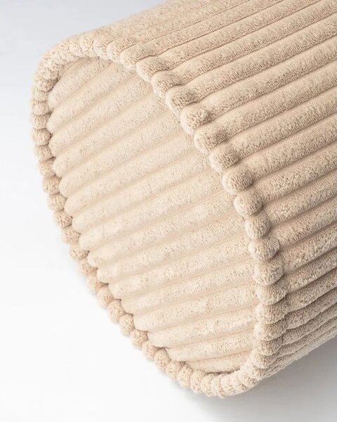 Cuscino per divano da bambini marrone chiaro con rivestimento in velluto a coste Roll – Wigiwama