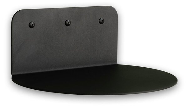 Mensola nera in metallo 30 cm Flex – Spinder Design