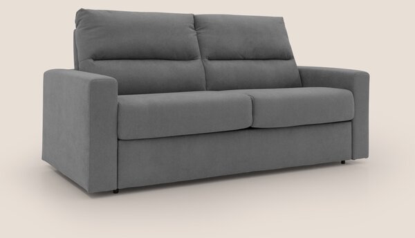 Paloma divano letto con materasso alto 18 cm con Aloe Vera in tessuto