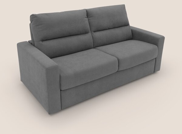 Paloma divano letto con materasso alto 18 cm con Aloe Vera in tessuto