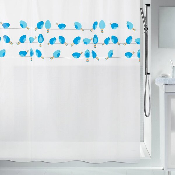 Tenda per doccia 180x200 cm Birdy – Spirella