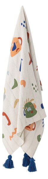 Coperta per bambini color crema in cotone riciclato 130x160 cm Sylvie – Bloomingville Mini