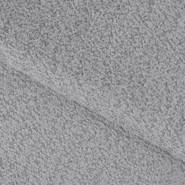 Divano angolare grigio allungabile (con penisola a sinistra/a U) con rivestimento in bouclé Feraria – ELTAP