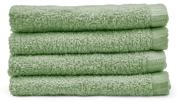 Set di asciugamani con asciugatura rapida/tipo terry verdi in cotone 4 pz 30x30 cm Quick Dry – Catherine Lansfield