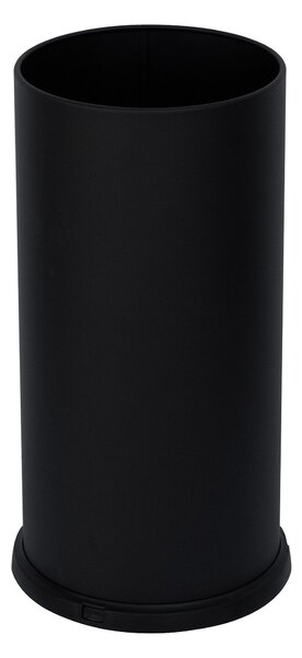 Portaombrelli in Acciaio Verniciato Ø24xh49 cm Con Vaschetta Raccogli Goccia Nero