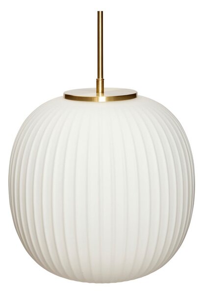 Lampada a sospensione bianca con paralume in vetro ø 32 cm Serene - Hübsch