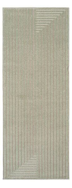 Passatoia da interno ed esterno verde 80x250 cm Nova 1202 – Ayyildiz Carpets
