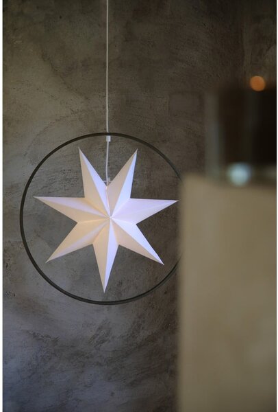 Decorazione luminosa bianca/grigia ø 50 cm Speranza – Markslöjd
