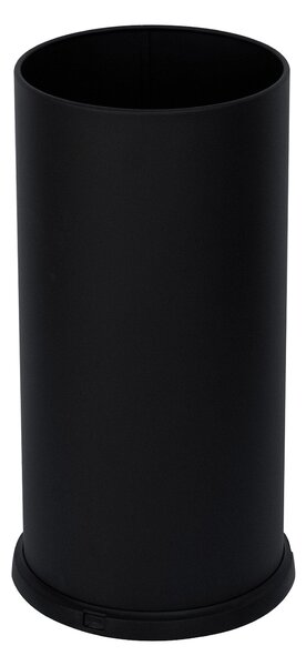 Portaombrelli in Acciaio Verniciato Ø24xh49 cm Con Vaschetta Raccogli Goccia Nero