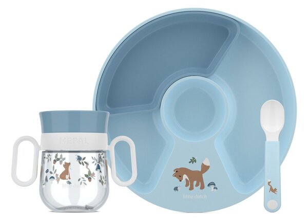 Set da pranzo per bambini in plastica 3 pz Forest Friends by Little Dutch – Mepal