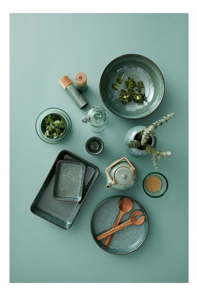 Ciotola verde/nera in gres ø 30 cm Gastro Green/Black – Bitz