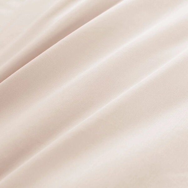 Lenzuolo con angoli beige in raso di cotone 275x275 cm Cotton Sateen – Bianca