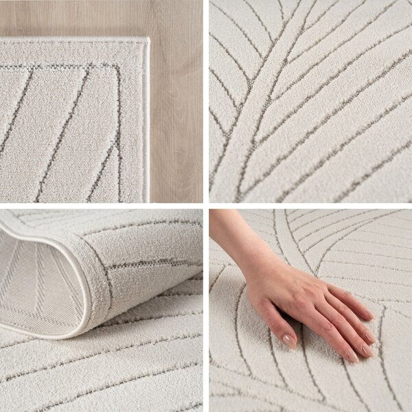Tappeto da interno/esterno rotondo color crema ø 120 cm Nova 1203 – Ayyildiz Carpets
