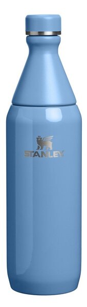 Bottiglia termica blu in acciaio inox 600 ml All Day Slim Bottle Blue Sky Gloss – Stanley